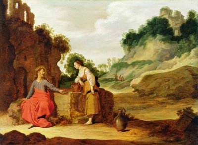 Christus und die Frau von Samaria, 1635 von Lambert Jacobsz or Jacobs